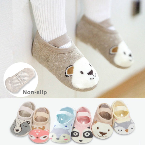 Infant Baby Socks Shoes Cute Cartoon Soft Sole Non-slip Toddler